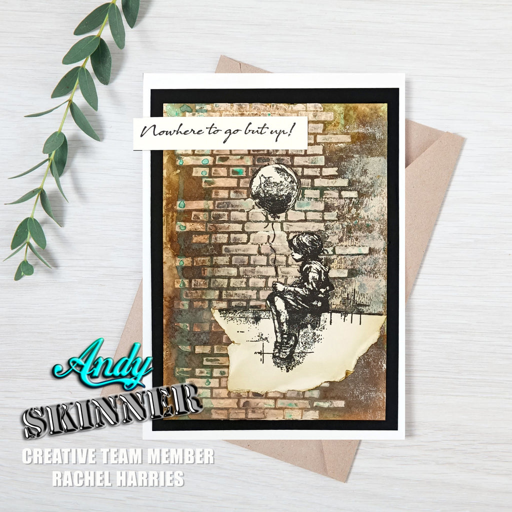 Creative Expressions Let Your Dreams Take Flight Cling Stamps ceasr060 brick wall