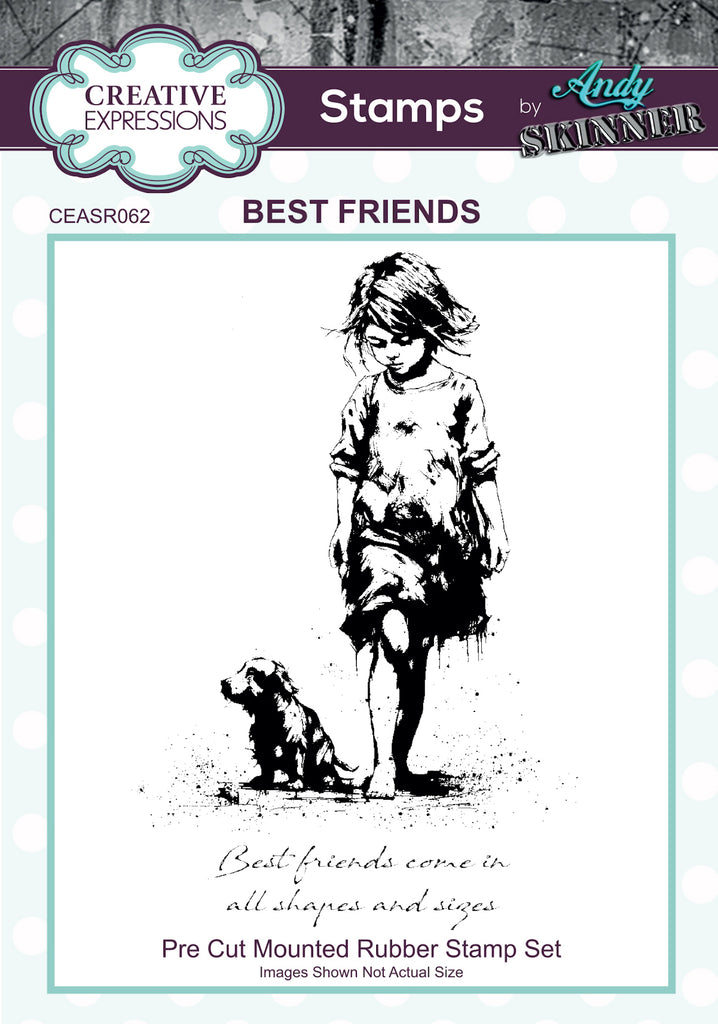 Creative Expressions Best Friends Cling Stamps ceasr062