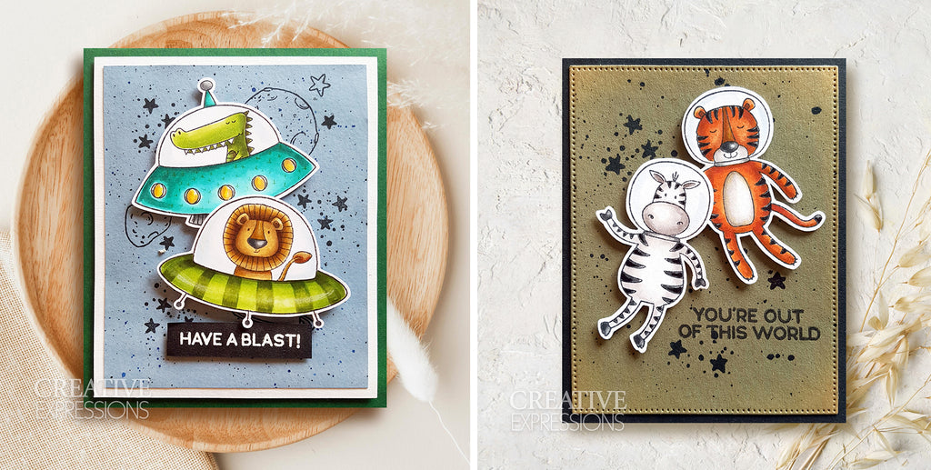 Creative Expressions Have A Blast Clear Stamps cec1043 out of this world