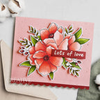 Creative Expressions Just For You Clear Stamps cec1045 lots of love