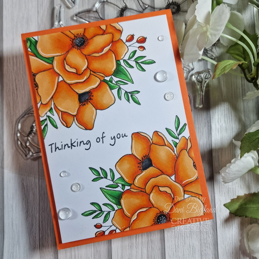Creative Expressions Just For You Clear Stamps cec1045 thinking of you