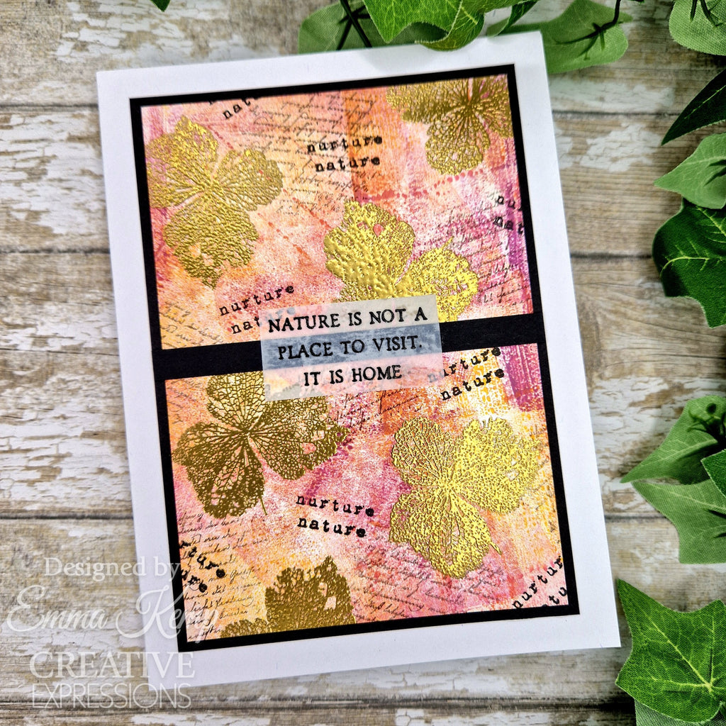 Creative Expressions Faded Flora Clear Stamps cec1046 nurture nature