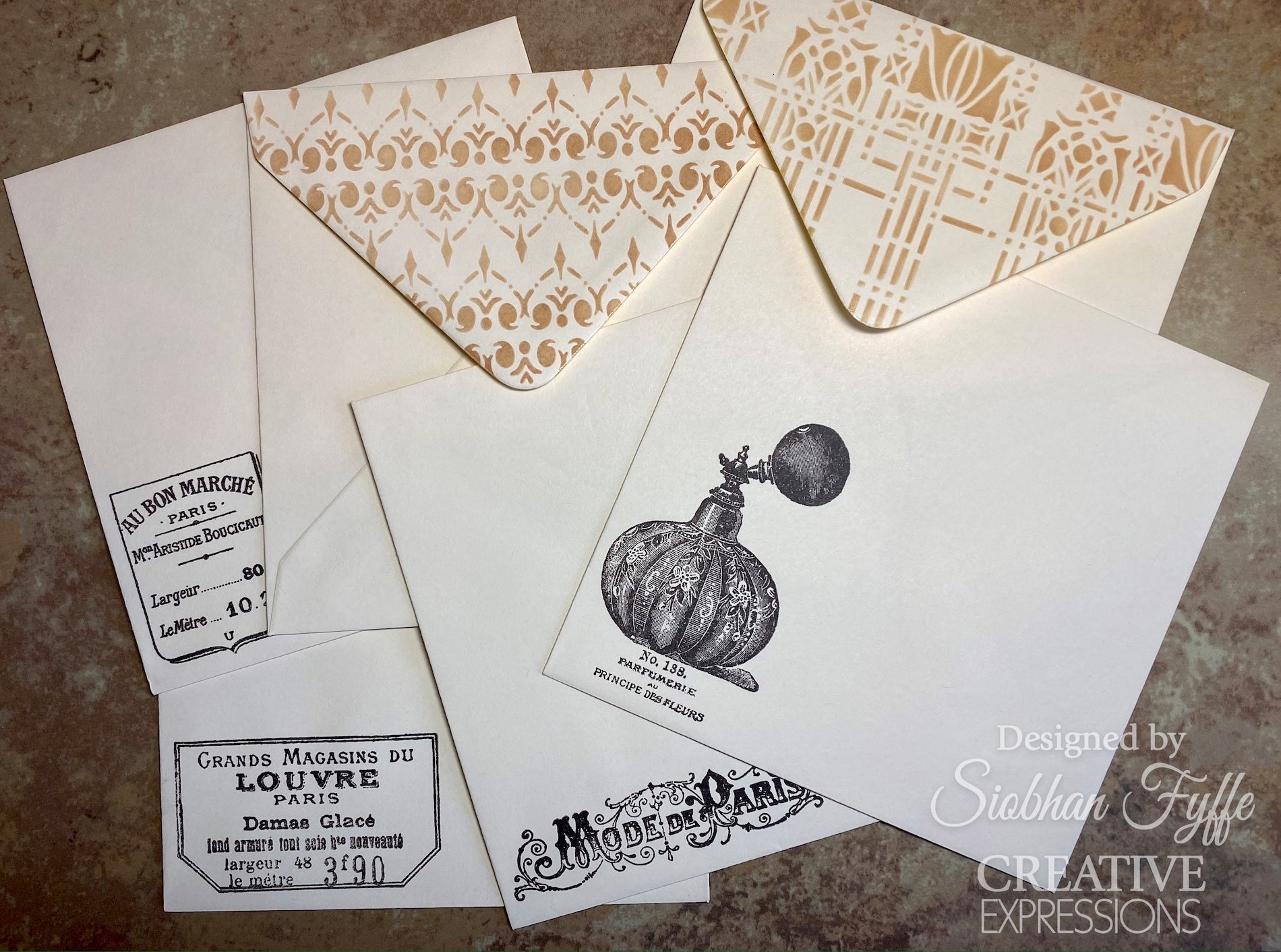 chalk couture stencil display2 – Stamp & Scrapbook EXPO