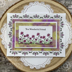 Creative Expressions Rustic Homestead Sentiments Clear Stamps cec1070 wonderful friend