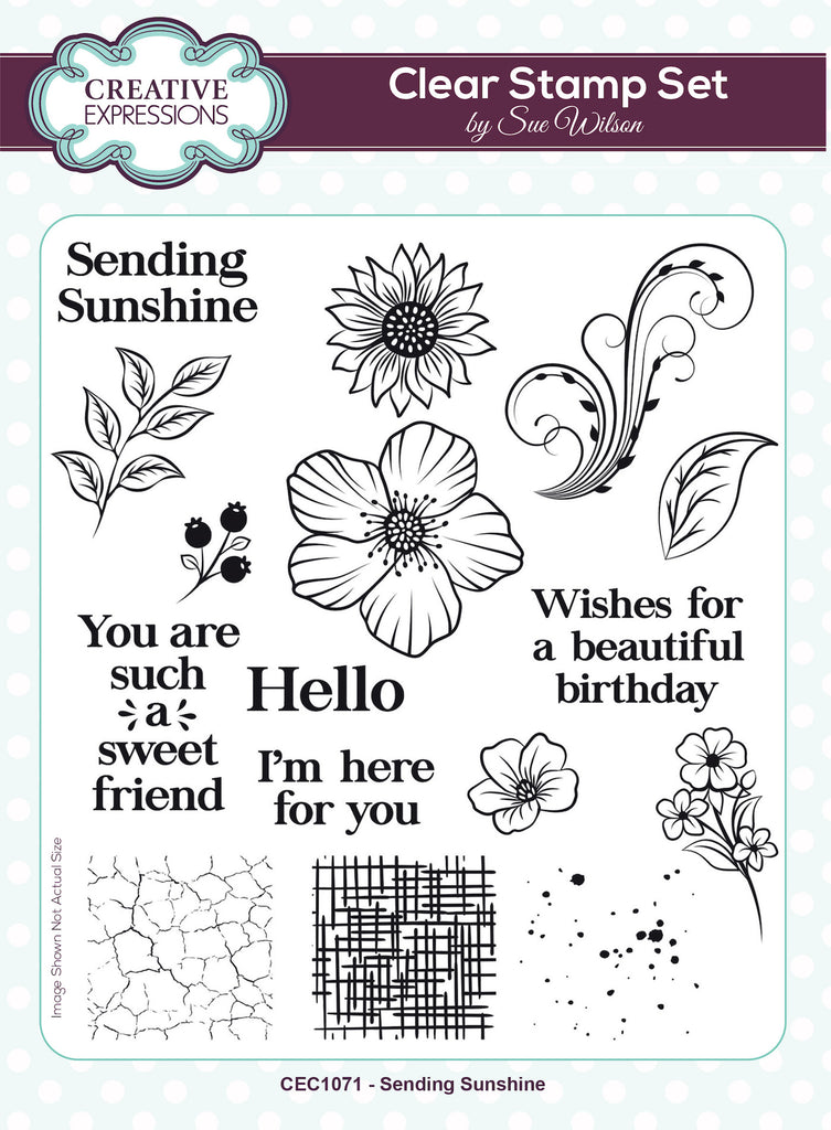 Creative Expressions Sending Sunshine Clear Stamps cec1071