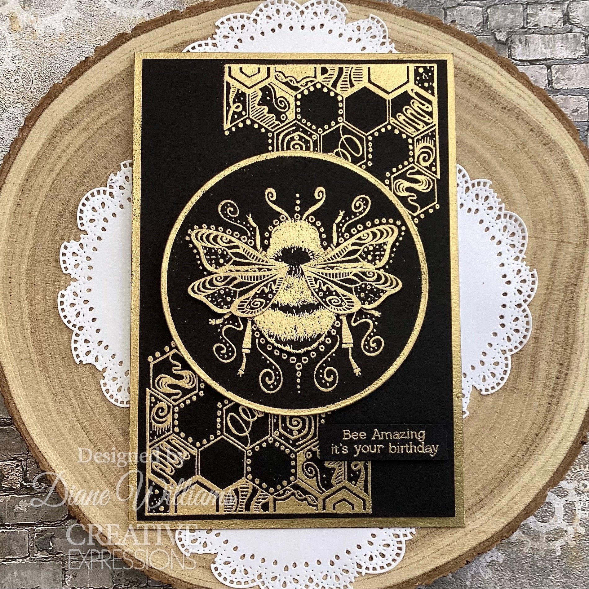 Creative Expressions Designs Bee Amazing Clear Stamps cec1098 birthday