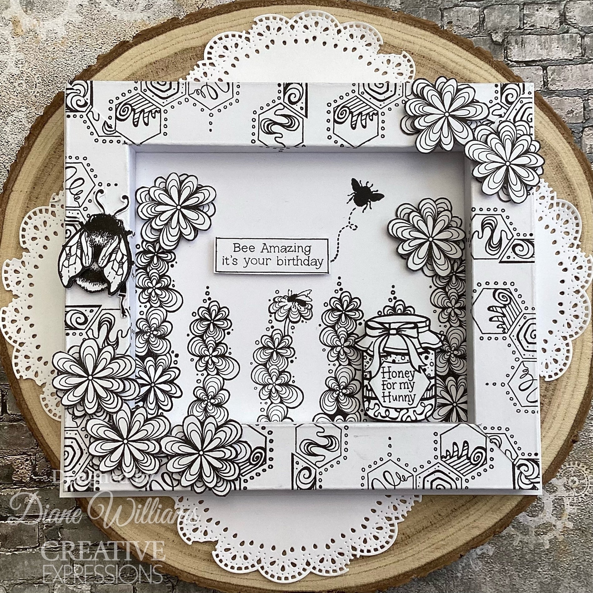 Creative Expressions Designs Bee Amazing Clear Stamps cec1098 it's your birthday