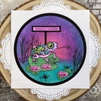 Creative Expressions Designs Toadally Awesome Clear Stamps cec1101 frog