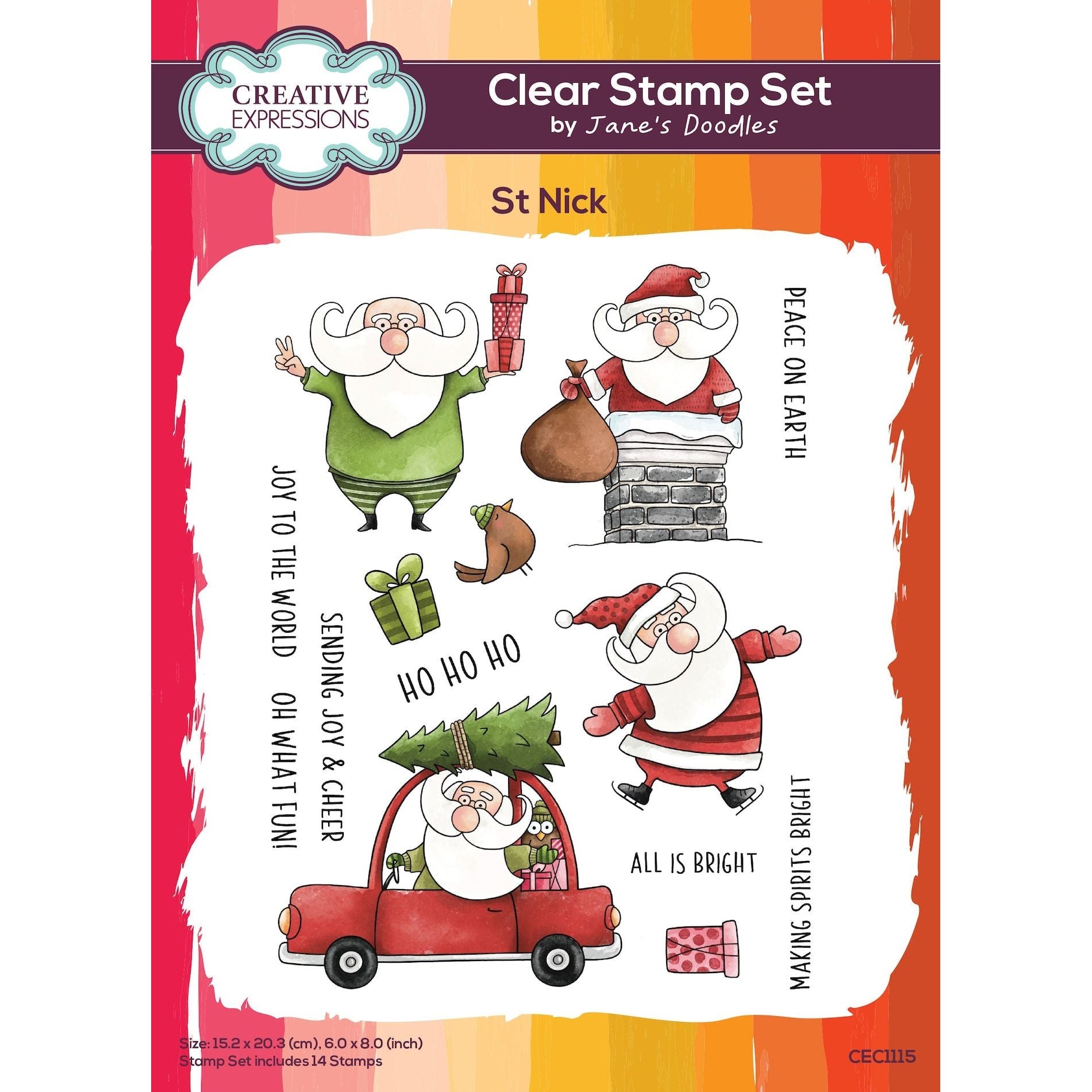 Creative Expressions St Nick Clear Stamps cec1115