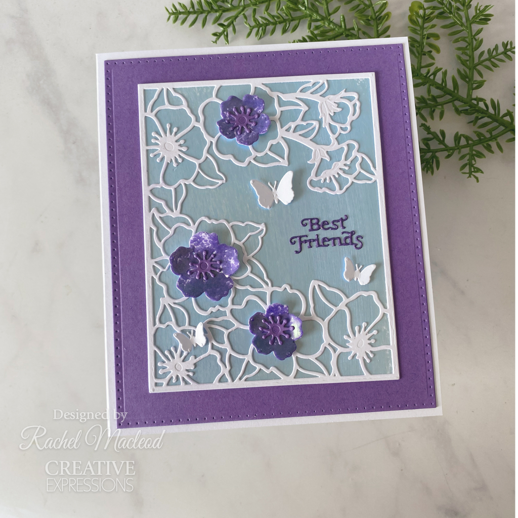 Creative Expressions Wild Roses Dies ced1553 best friends