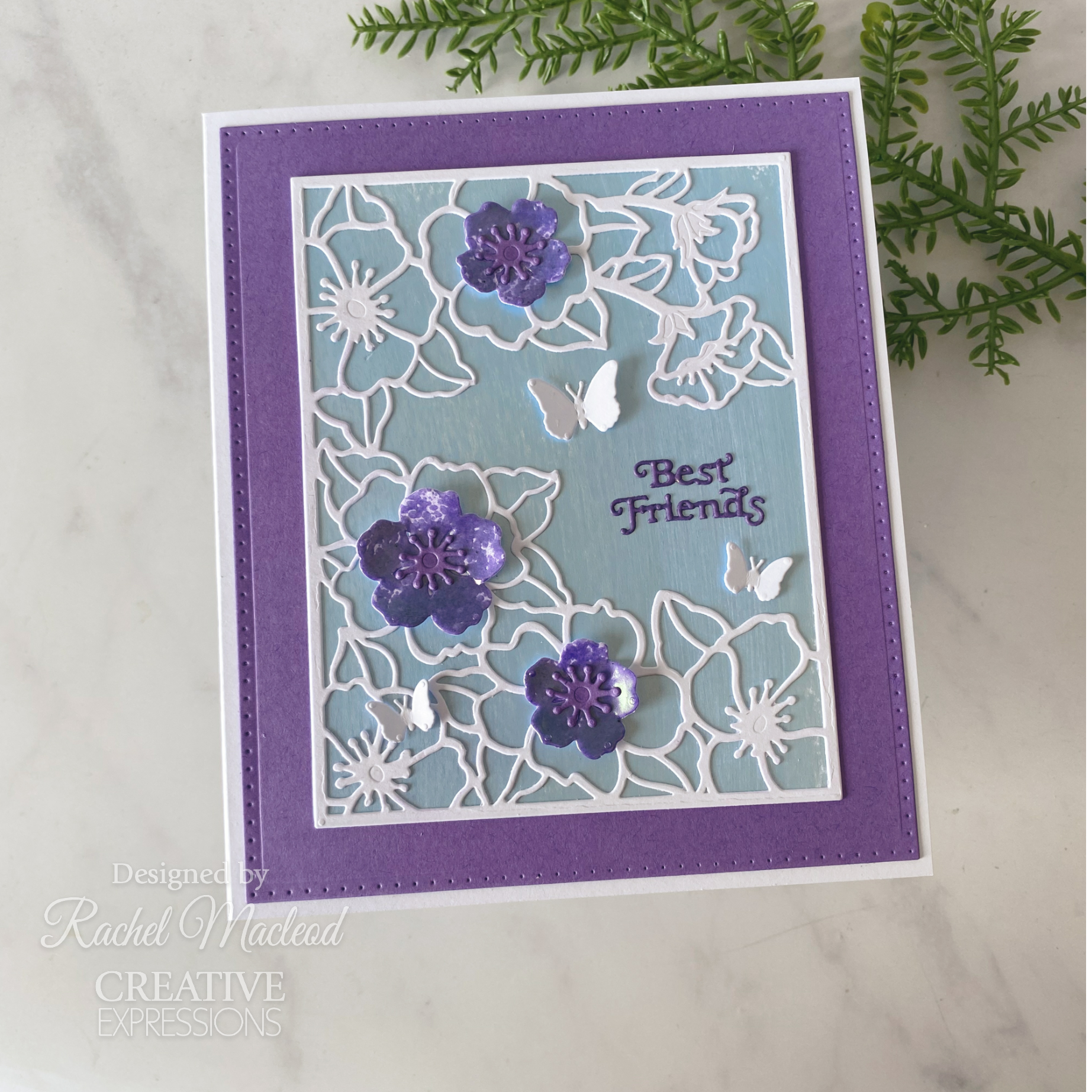 Creative Expressions Wild Roses Dies ced1553 best friends