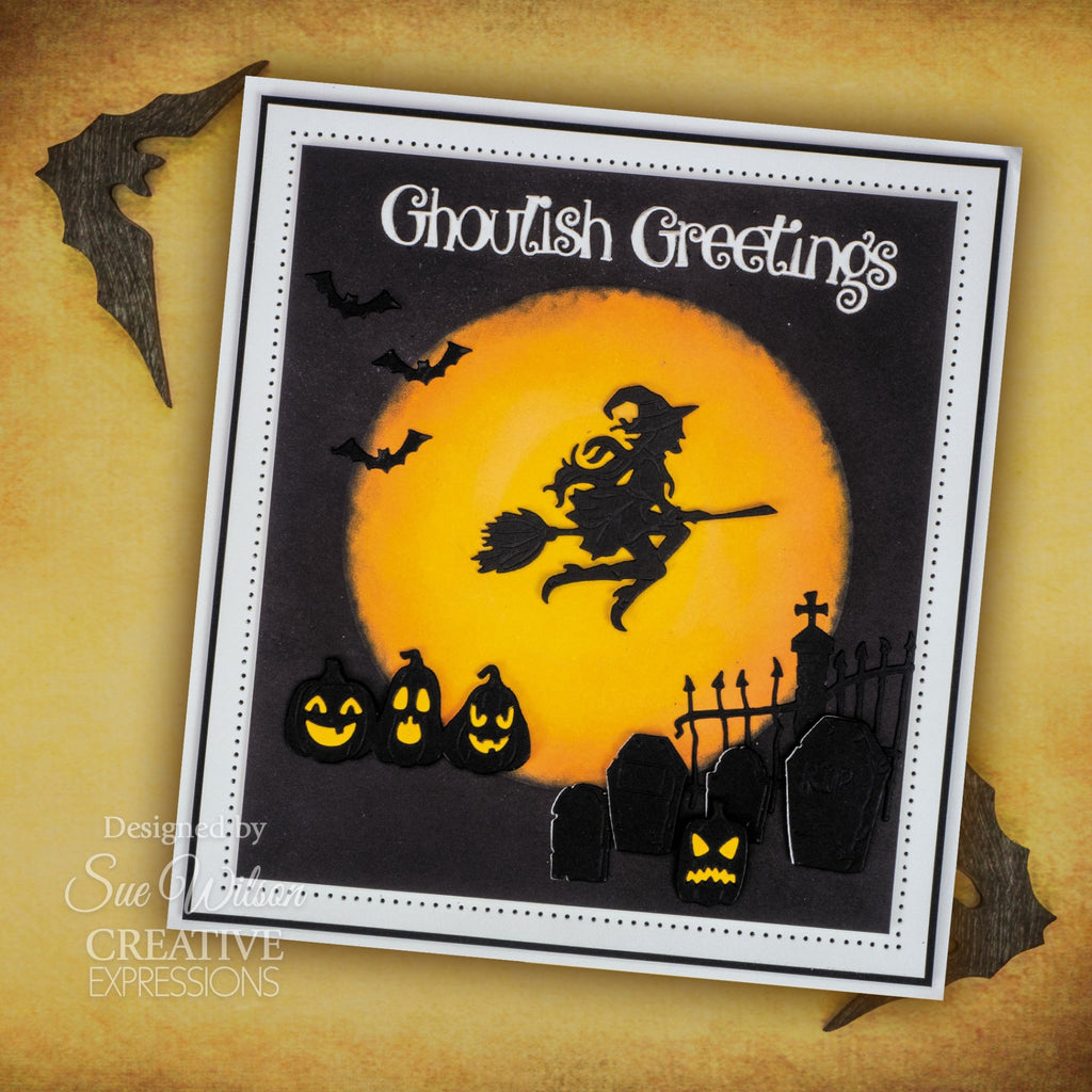 Creative Expressions Witching Hour Dies ced21054 moon card