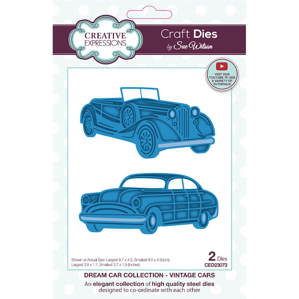 Creative Expressions Vintage Cars Dies ced23073