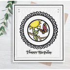 Creative Expressions Stained Glass Butterfly Dies ced24015 birthday butterfly