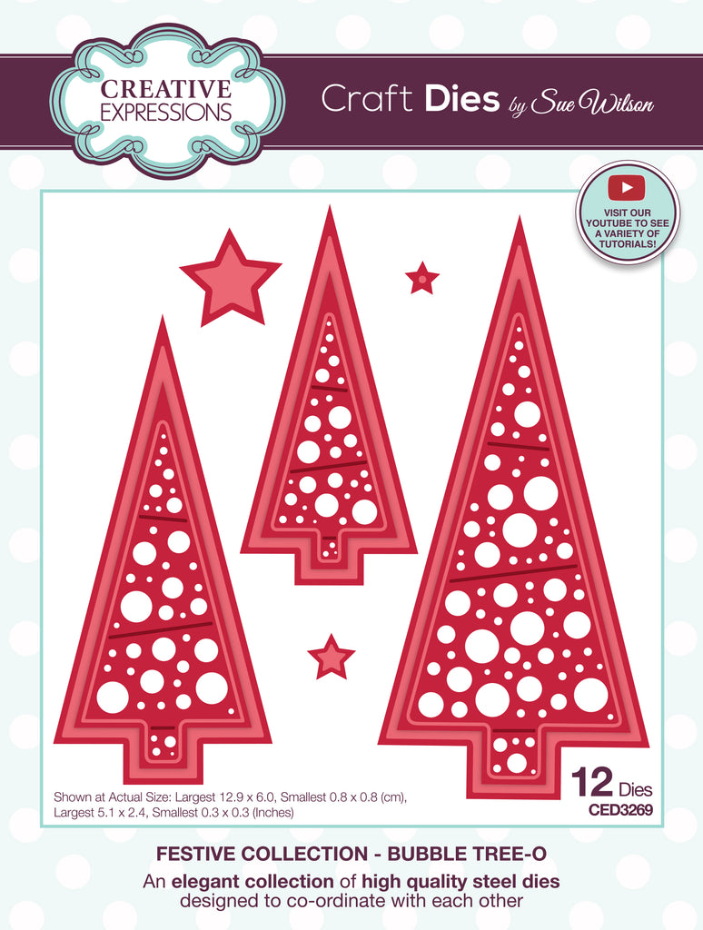 Creative Expressions Bubble Tree-O Dies CED3269