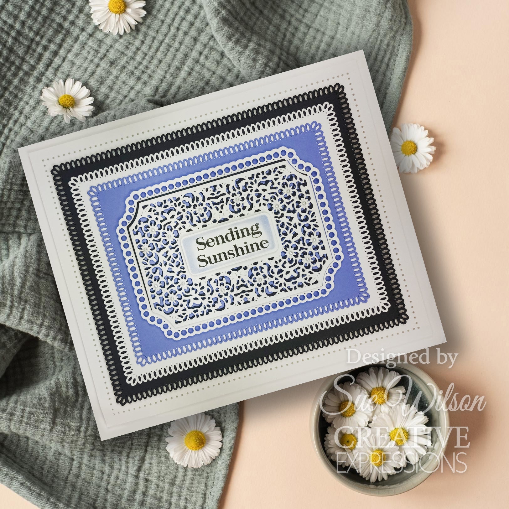 Creative Expressions Frames & Tags Cora Dies ced4481 sending sunshine
