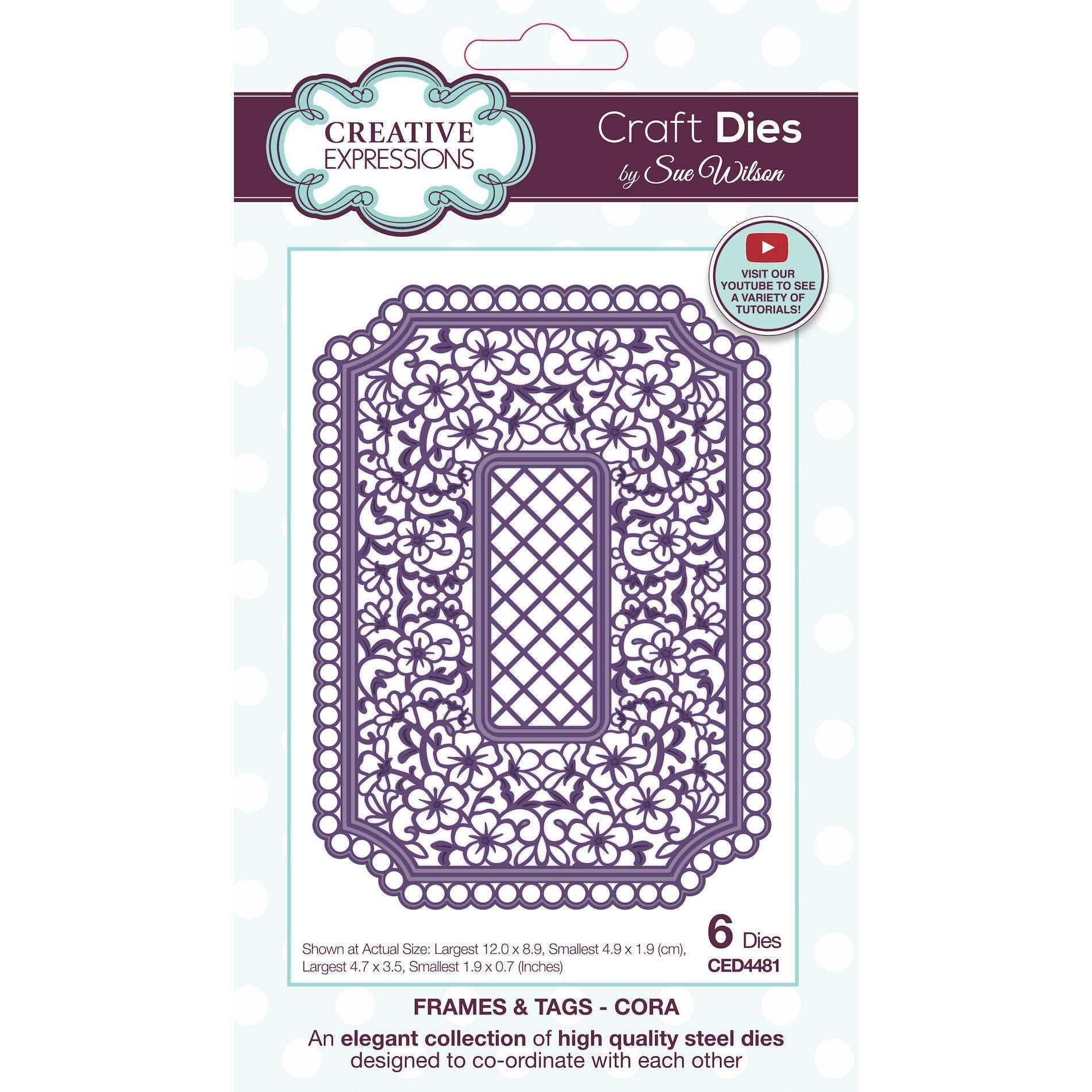 Creative Expressions Frames & Tags Cora Dies ced4481