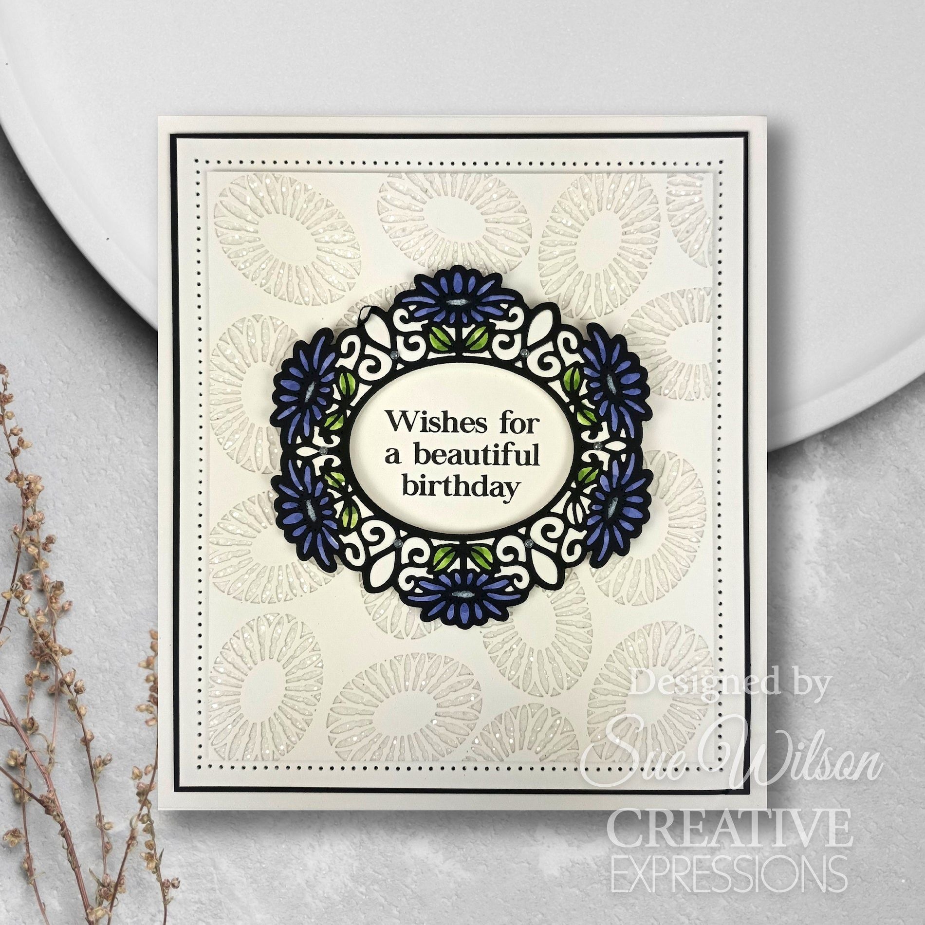Creative Expressions Frames & Tags Hazel Dies ced4482 beautiful birthday