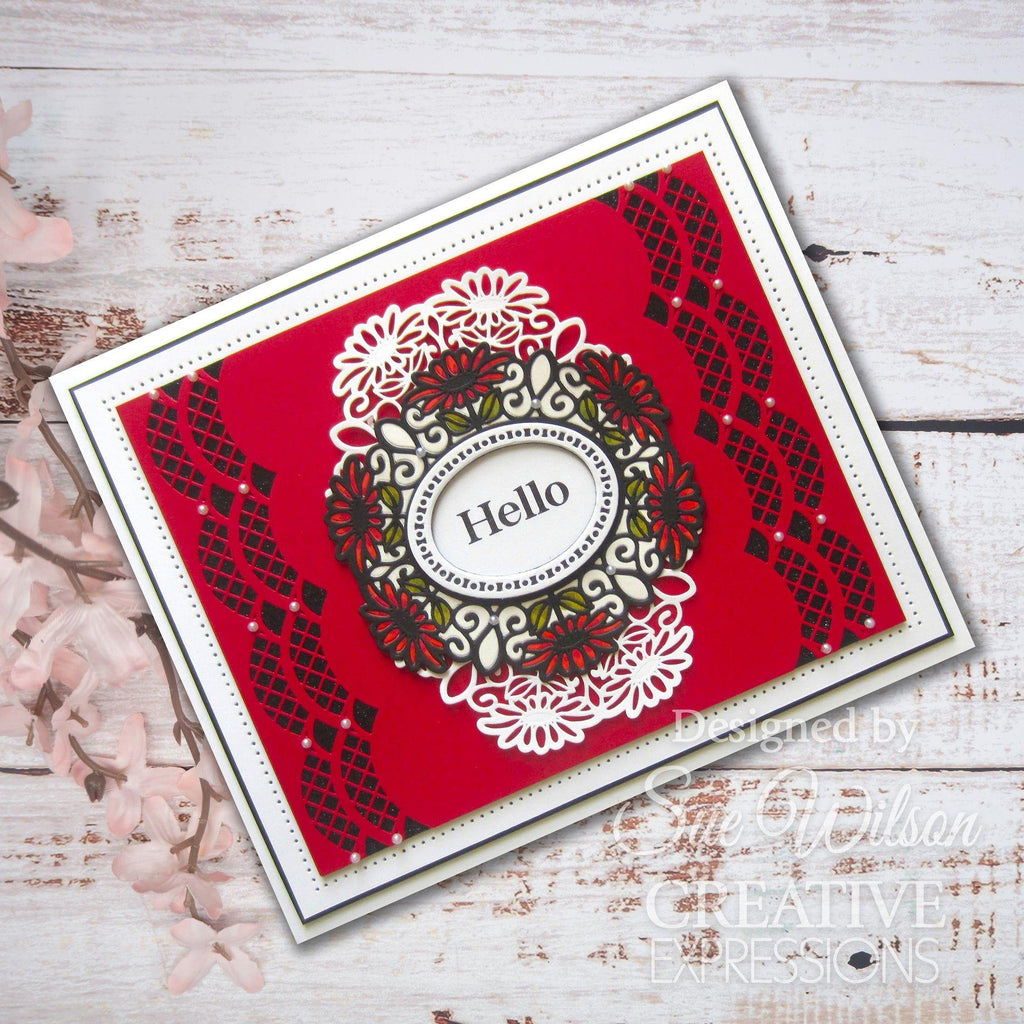 Creative Expressions Frames & Tags Hazel Dies ced4482 hello