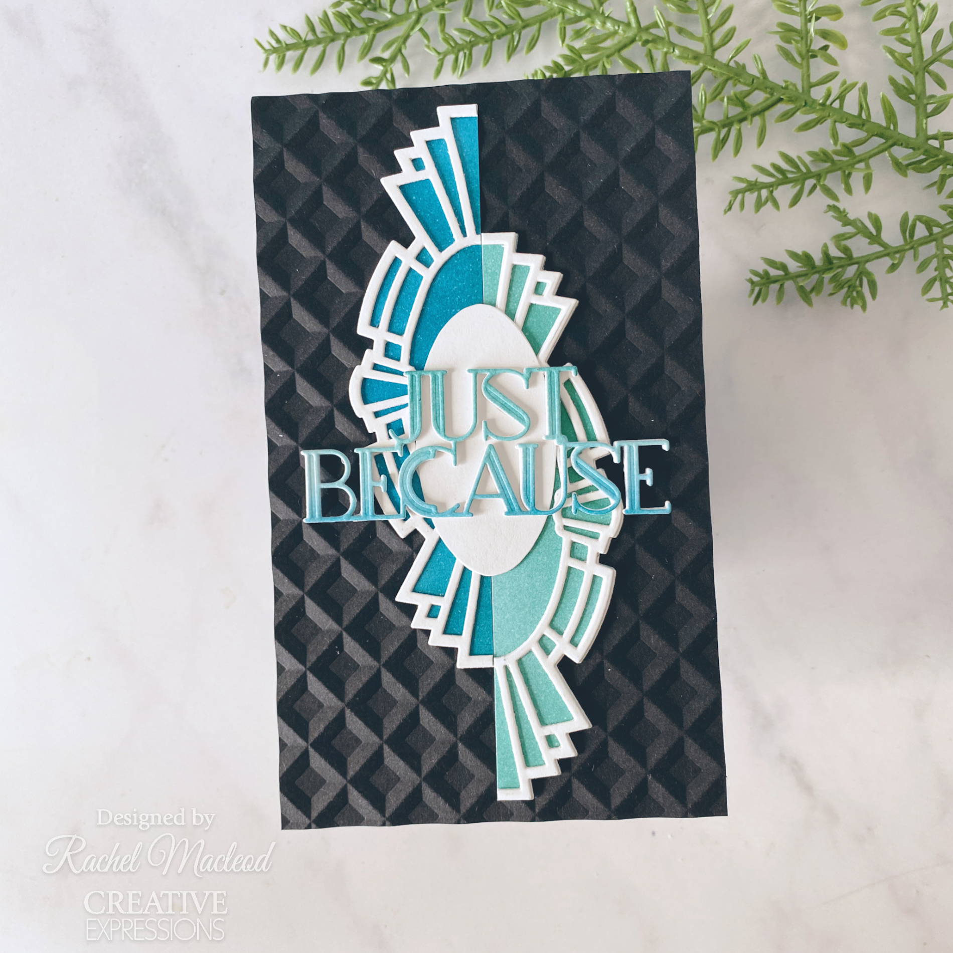 Creative Expressions Art Deco Decorative Tag Duo Dies ced4488 art deco