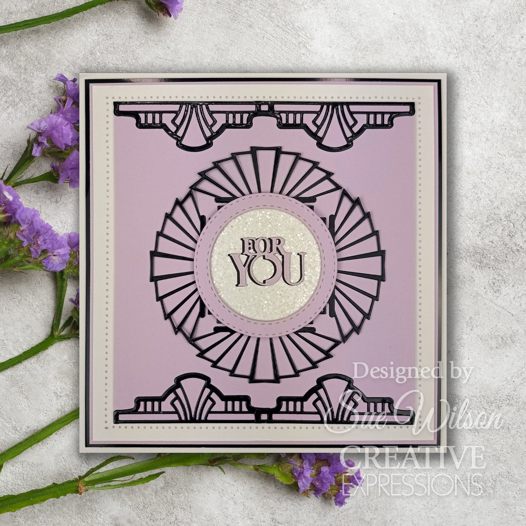 Creative Expressions Art Deco Fantail Rosette Dies ced4489 for you