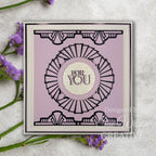 Creative Expressions Art Deco Fantail Rosette Dies ced4489 for you