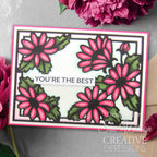Creative Expressions Wild Daisy Cover Plate Die ced4491 you're the best