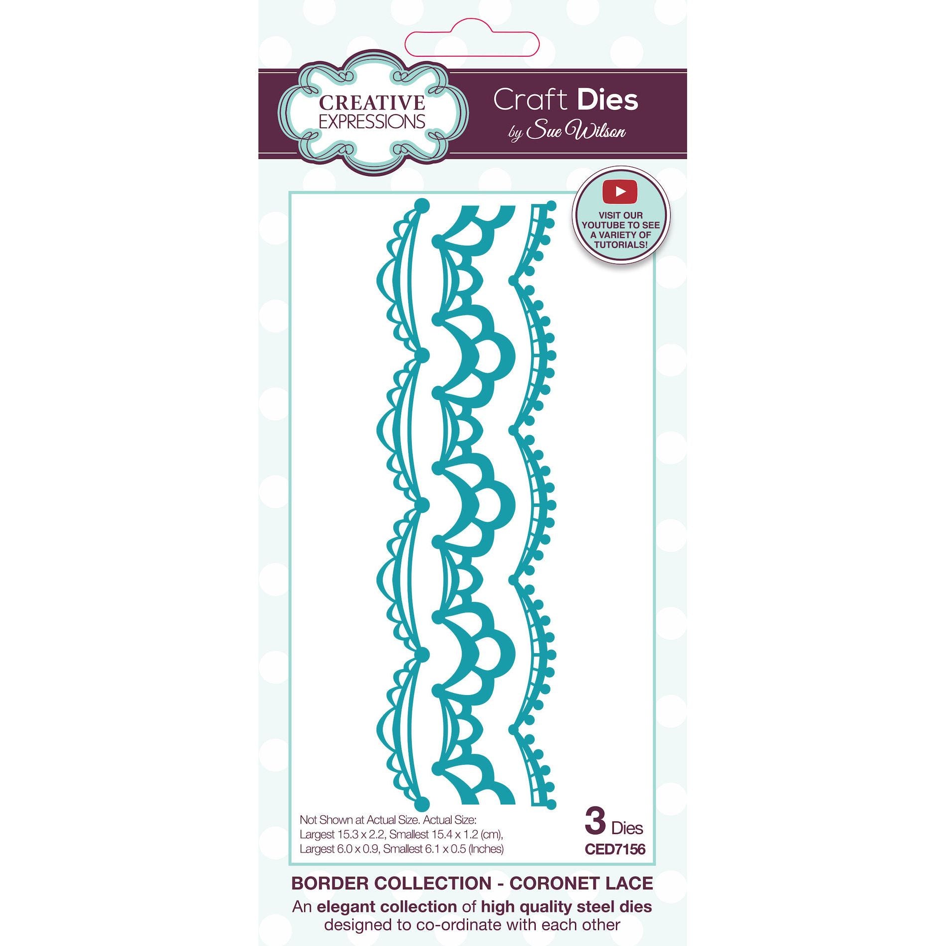 Creative Expressions Coronet Lace Dies ced7156