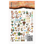 Creative Ember Designs Travellers Friends A6 Ephemera Die Cuts cedep002