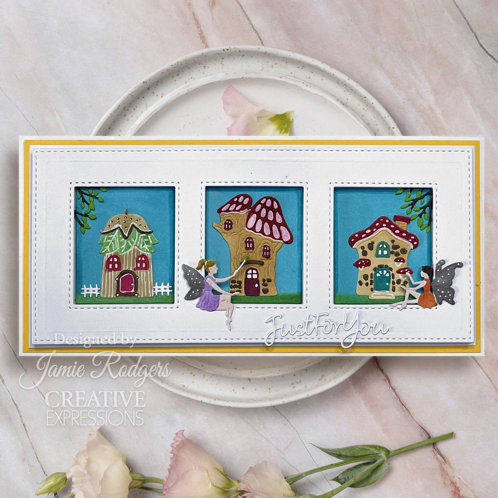 Creative Expressions Fairy Village Woodland Dwellings Dies cedjr107 just for you