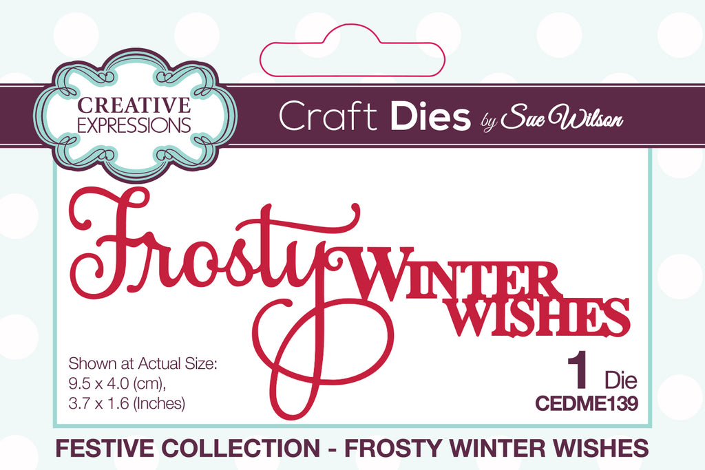 Creative Expressions Frosty Winter Wishes Festive Collection Die cedme139