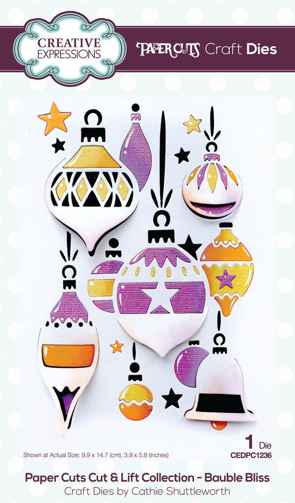 Creative Expressions Bauble Bliss Cut and Lift Die cedpc1236