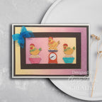 Creative Expressions Shabby Basics Stitched Weave Dies cedsp028 chickens