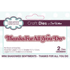 Creative Expressions Thanks For All You Do Dies cedss043