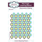 Creative Expressions Diamonds in Making Mini Stencils cemlsdiam