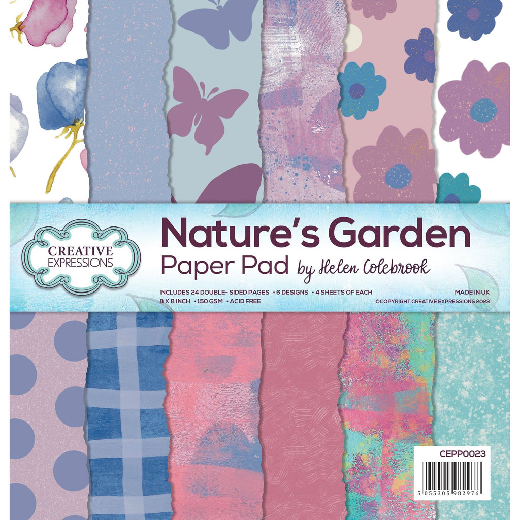 Creative Expressions Natures Garden 8x8 Paper cepp0023