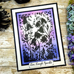 Creative Expressions Dreamy Harebells Cling Stamp cer056 live laugh sparkle