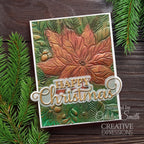 Creative Expressions Poinsettia Bliss Companion Coloring Stencils cest128 christmas