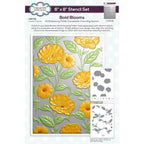 Creative Expressions Bold Blooms Companion Coloring Stencil Set cest131