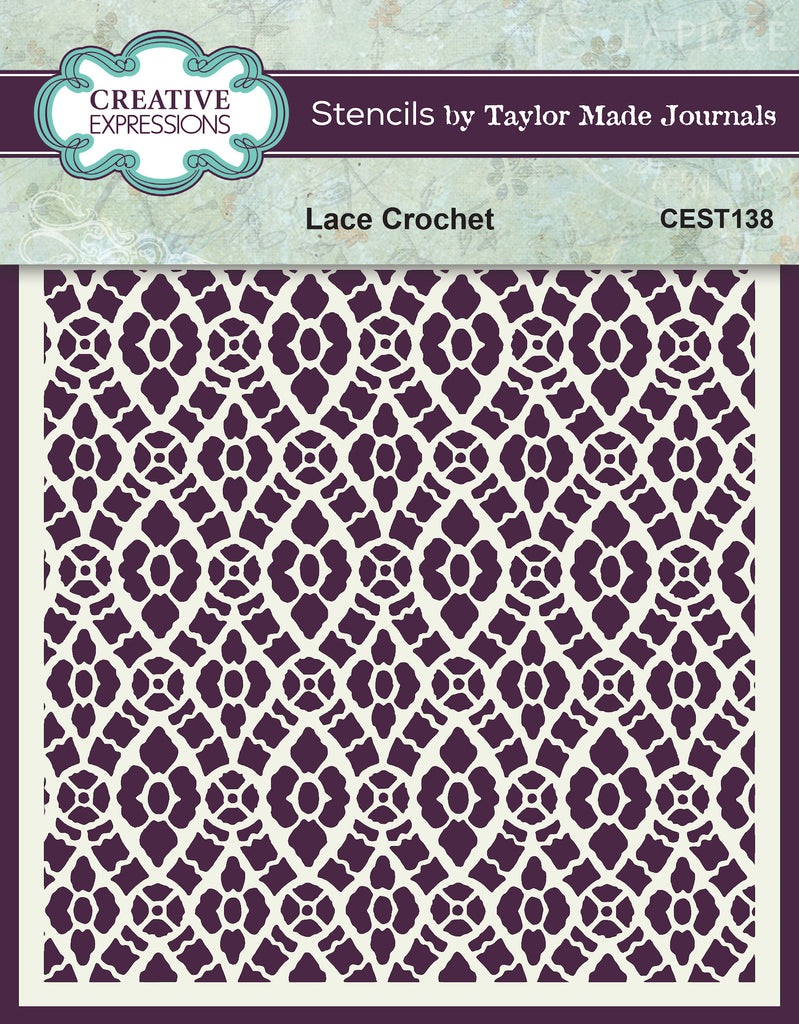 Creative Expressions Lace Crochet Stencil cest138