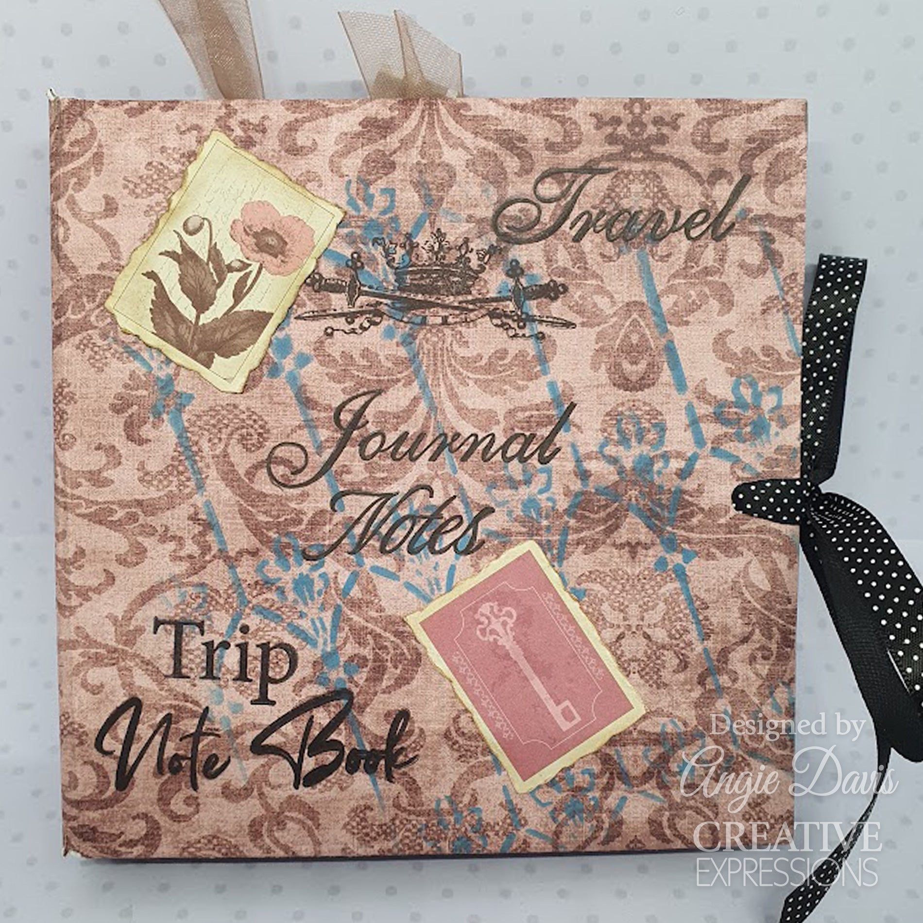 Creative Expressions Garden Trellis Stencil cest149 journal notes
