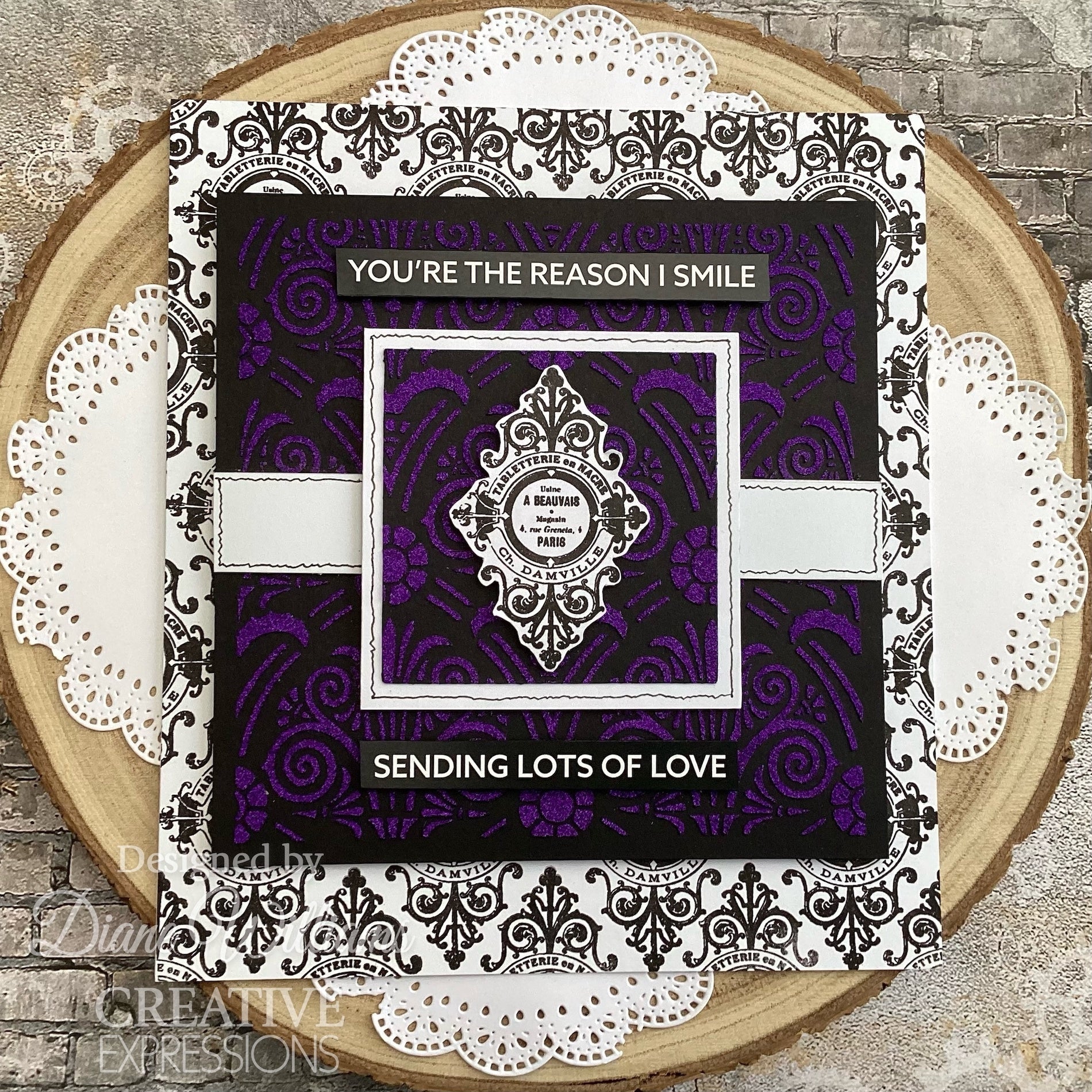 Creative Expressions Greek Motif Stencil cest150 reason i smile