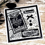 Creative Expressions Greek Motif Stencil cest150 journal