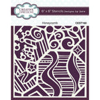 Creative Expressions Designs Honeycomb 6x6 Stencil cest160