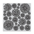 Hero Arts Sunburst Flowers Bold Prints Cling Stamp cg932