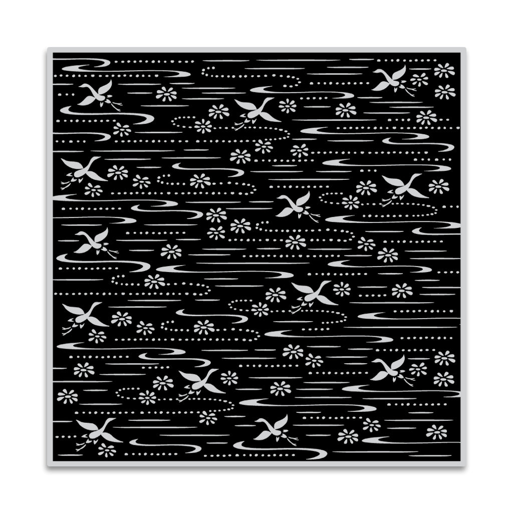 Hero Arts Cling Stamp Origami Paper Bold Prints cg935
