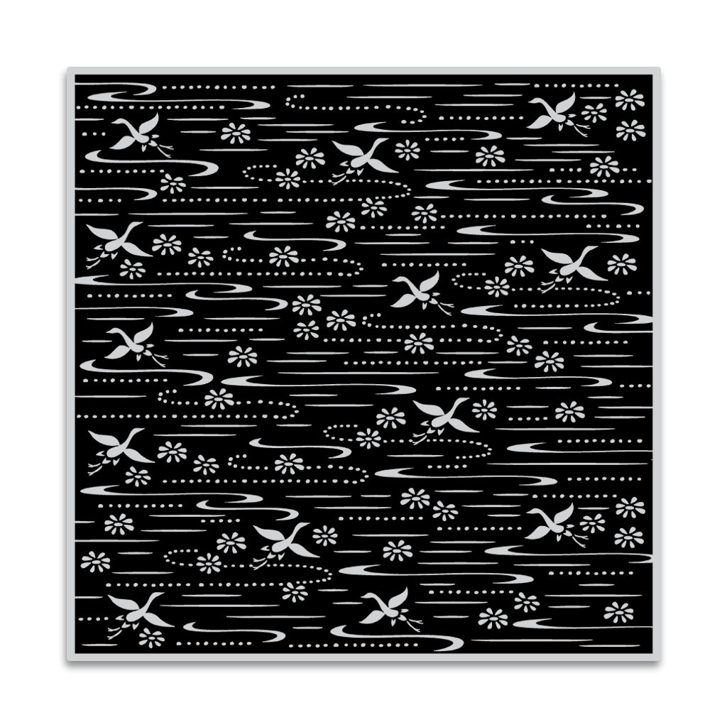 Hero Arts Cling Stamp Origami Paper Bold Prints cg935