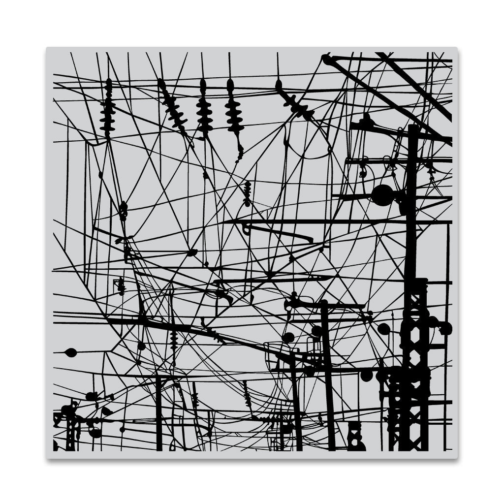 Hero Arts Power Lines Bold Prints Cling Stamp cg937