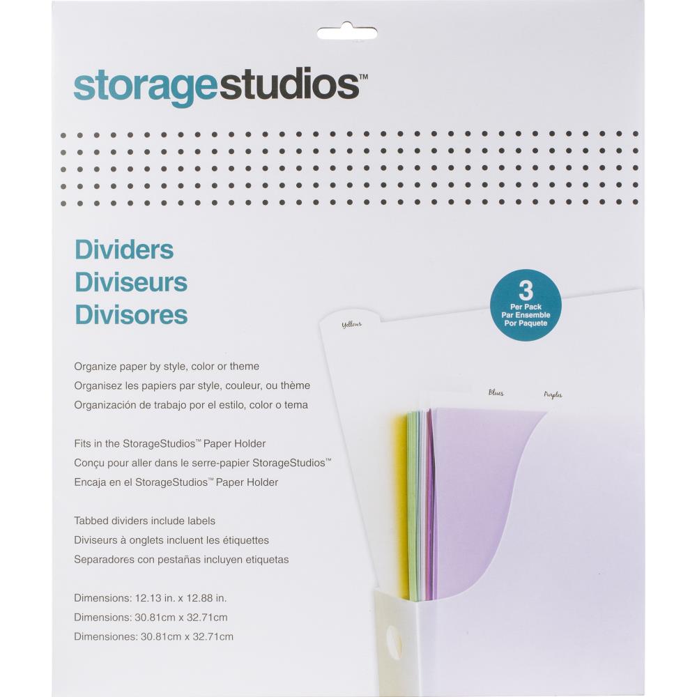 Advantus TABBED DIVIDERS WITH LABELS Storage Studios CH92601 Packaging