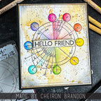 Tim Holtz Cling Rubber Stamps Deconstructed cms489 hello friend | color-code:ALT01